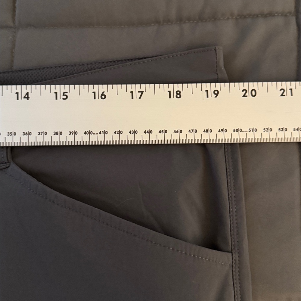 Patagonia stretch Charcoal athletic drawstring Pants size 16 charcoal gray - Picture 4 of 8